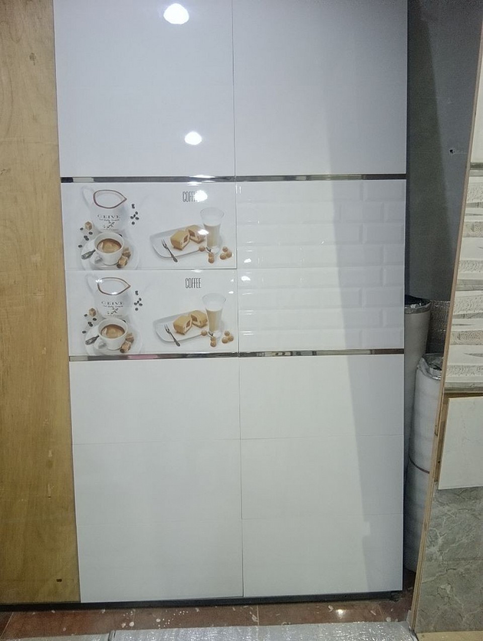 بلاط جدران حمامات ومطابخ